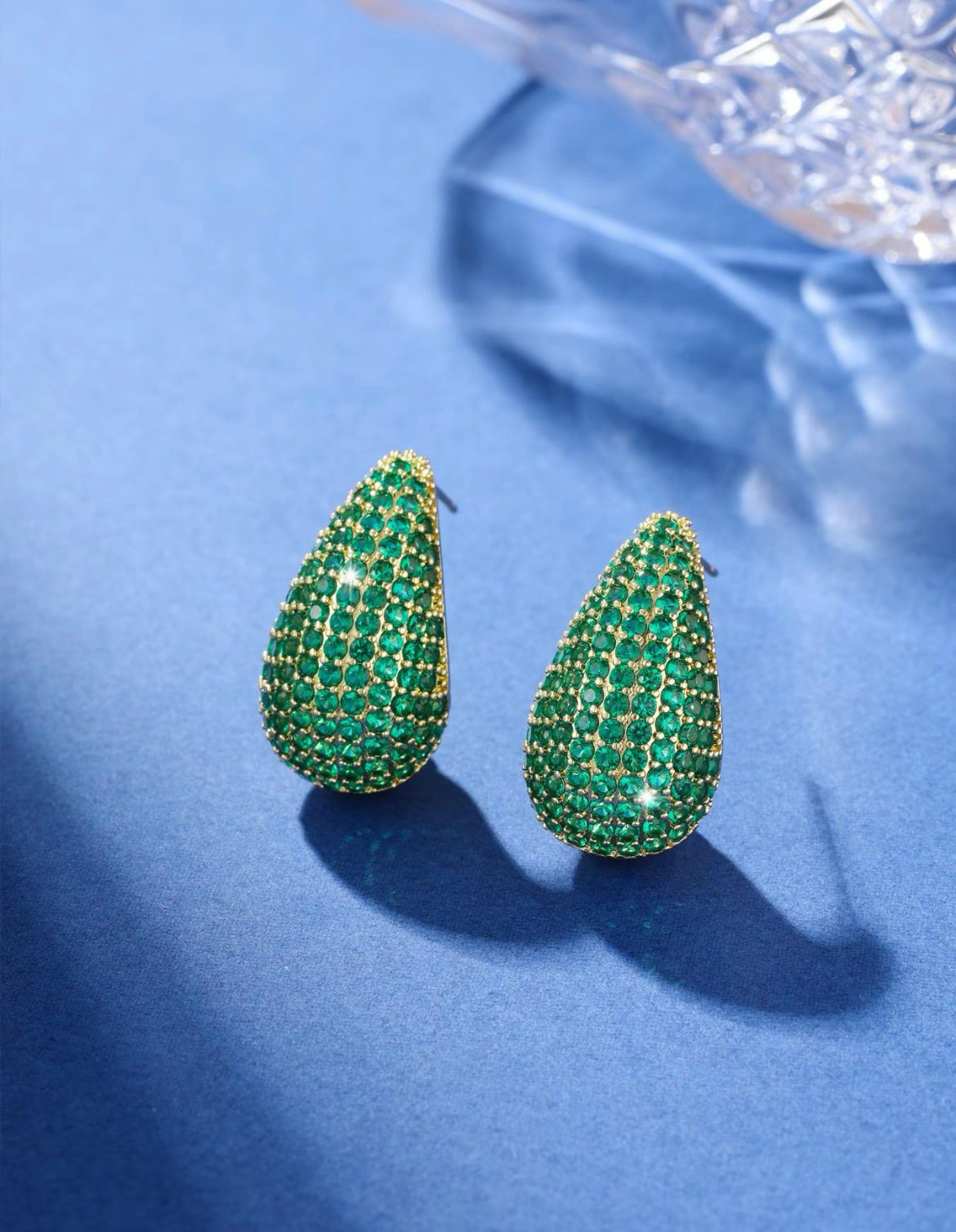 Water Drop Cluster Earrings