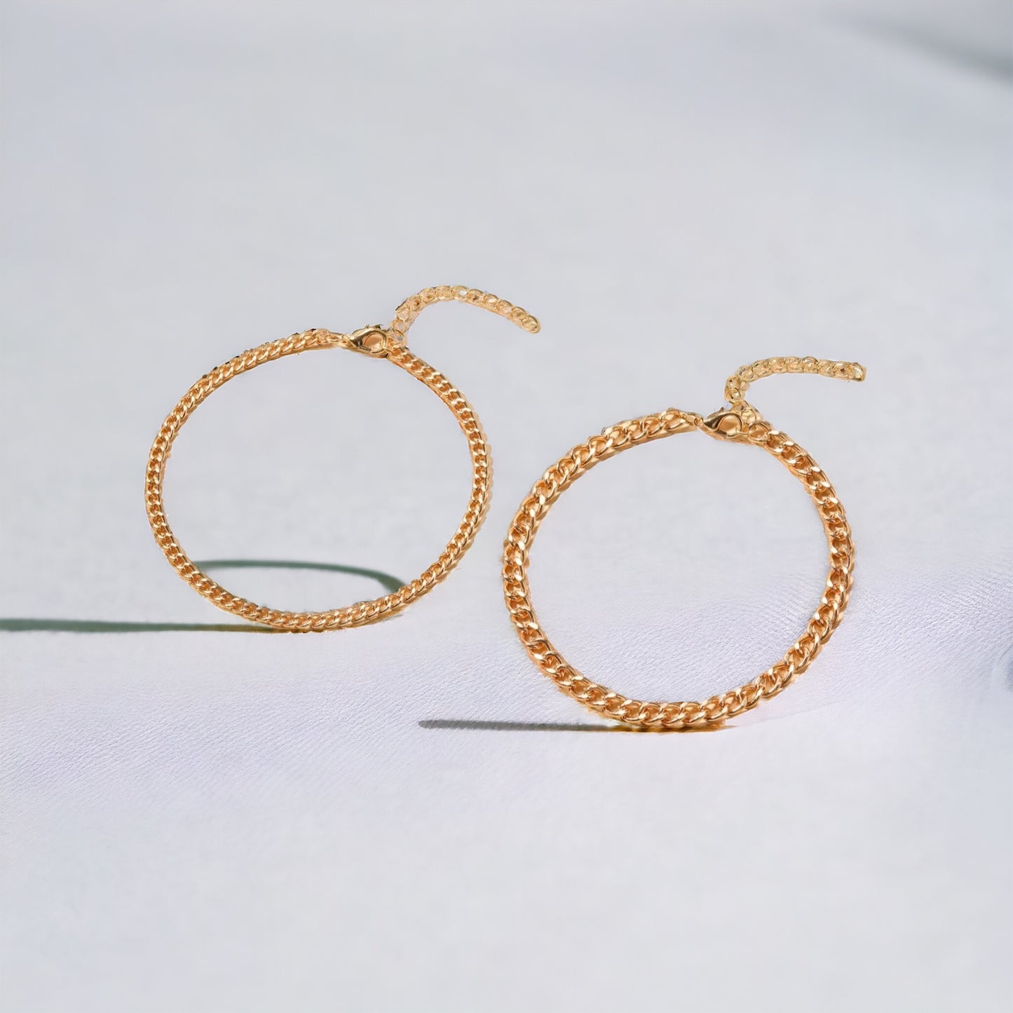 Double Bling Anklet Set