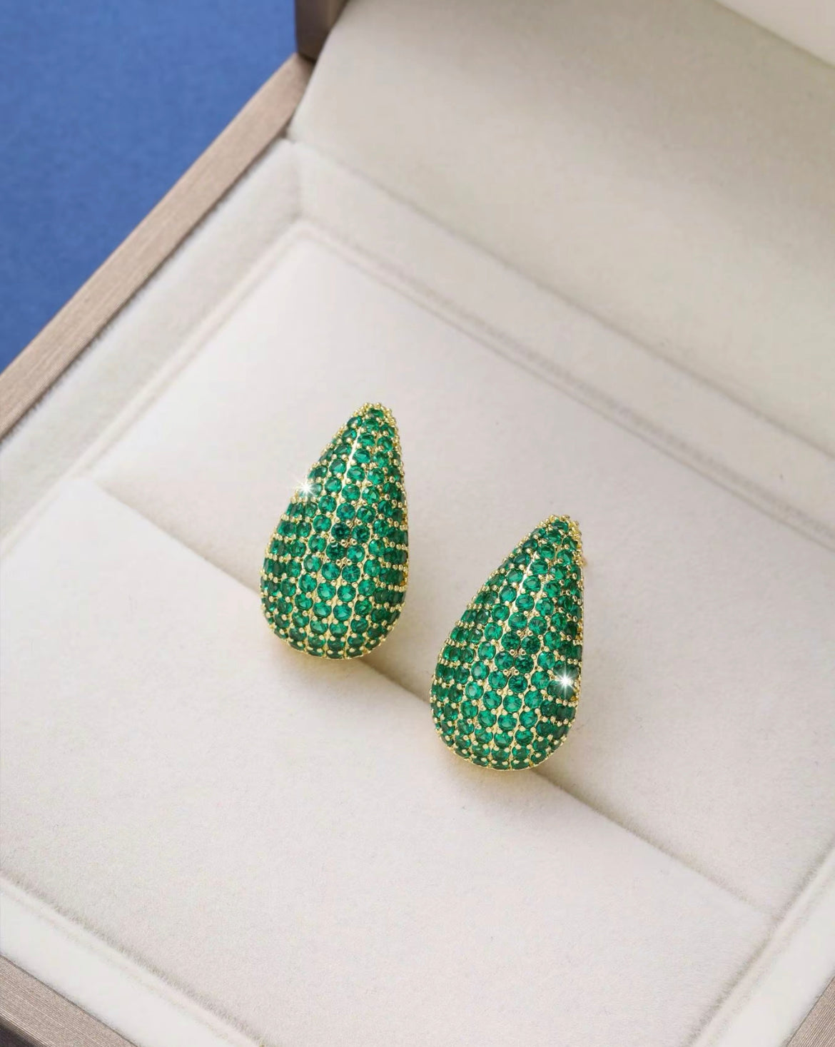 Water Drop Cluster Earrings