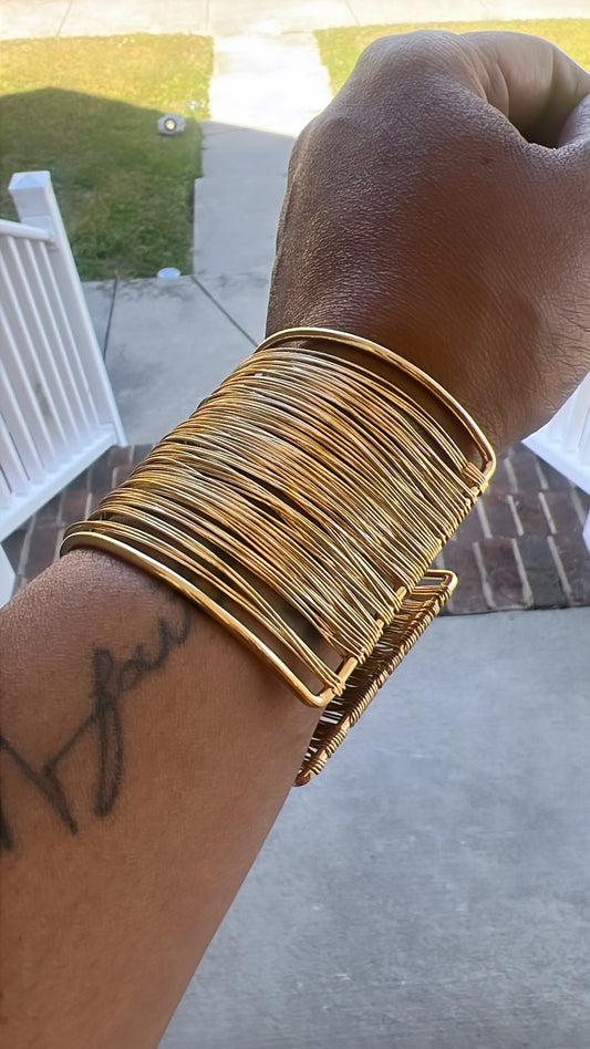 Wire Cuff Bracelet