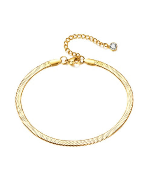 Herringbone Anklet