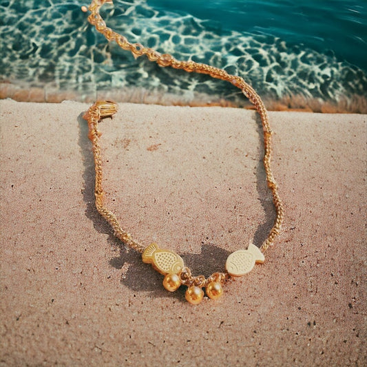 2 Fish Anklet